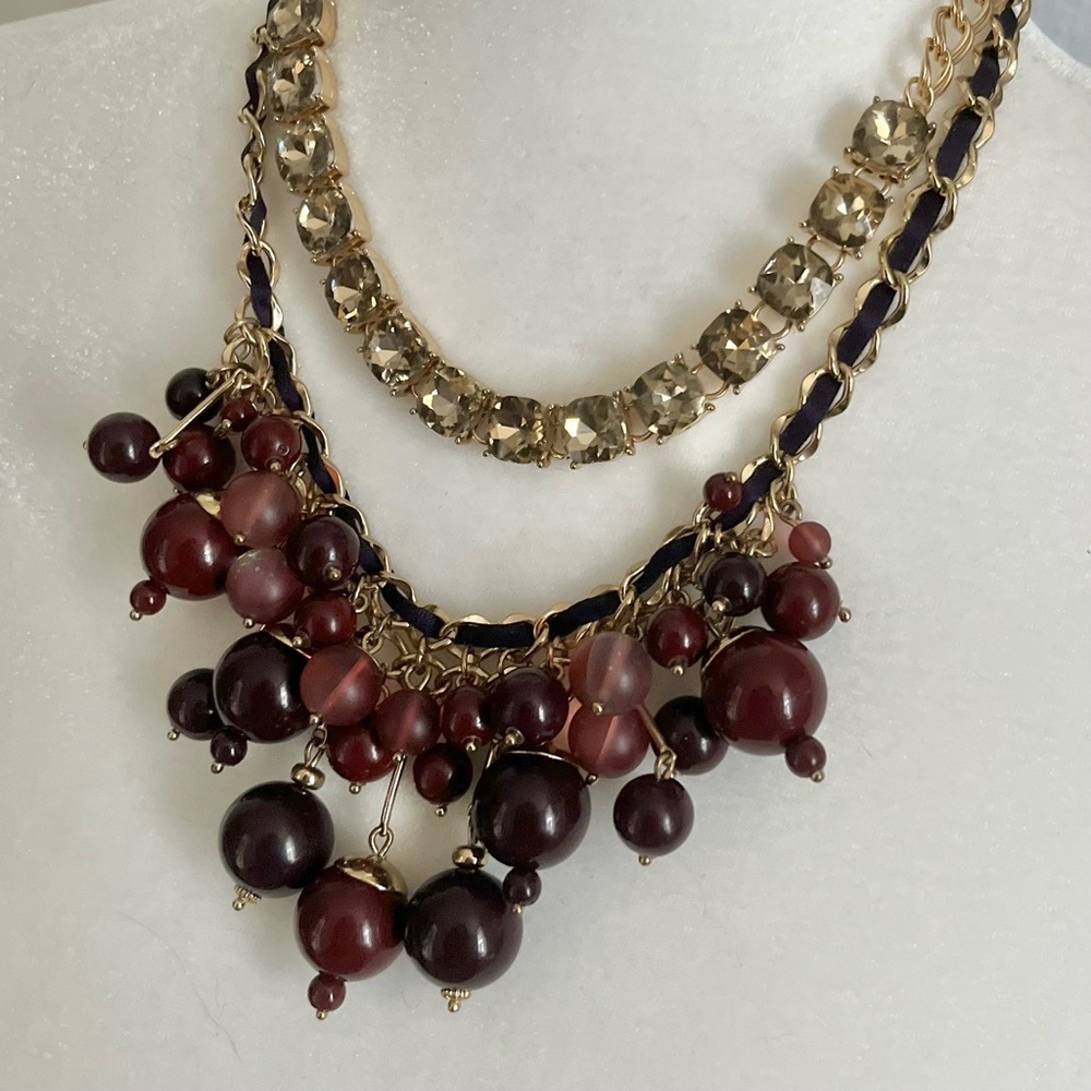 2 Piece Bundled Layered Gold Metal Necklaces​ - Picture 4 of 4